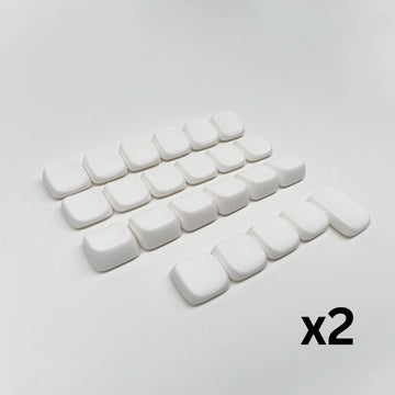 KLP Lamé Keycaps - Injection-Molded PBT Low Profile Keycaps for Kailh Choc V1 Choc V2 MX Switches KLP Lame MX Keycap Apsilon