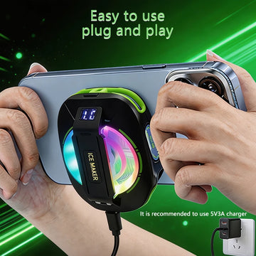 New JS85 Mobile Phone Semiconductor Radiator Device Magnetic Suction Wireless Mute Without Battery for IPhone Android Universal Apsilon