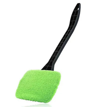 Car Window Cleaner Brush Kit Windshield Cleaning Wash Tool Inside Interior Auto Glass Wiper with Long Handle Car Accessories Apsilon