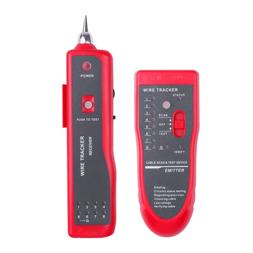 Kebidumei Ethernet LAN Network Cable Tester RJ45 RJ11 LAN Line Tester Finder Telephone Wire Tracker Receiver Network Tool Repair Apsilon