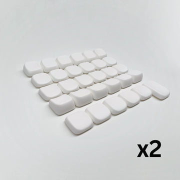 KLP Lamé Keycaps - Injection-Molded PBT Low Profile Keycaps for Kailh Choc V1 Choc V2 MX Switches KLP Lame MX Keycap Apsilon
