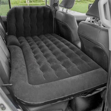 Inflatable Car Mattress Bed Truck SUV Backseat Camping Air Mattress with Air Pump & Pillow, Blow Up Car Sleeping Mattress Apsilon