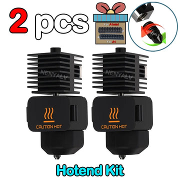 For Brass Hardened Steel Nozzle 3D Printer Hotend Kit For Bambu Lab A1/A1 Mini 0.2/0.4/0.6/0.8MM Silicone Brush Assembly Apsilon