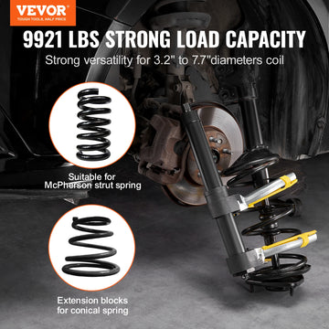 SucceBuy Strut Spring Compressor Macpherson Strut Spring Compressor Kit Interchangeable Fork Strut Coil Extractoror Remover Tool Apsilon