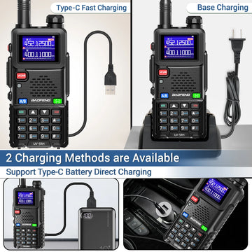 Baofeng UV 5RH 10W Air Band Walkie Talkie Long Range Wirless Copy Frequency Type-C Baofeng UV 5R MINI UV 21 PRO 2 Way Ham Radio Apsilon