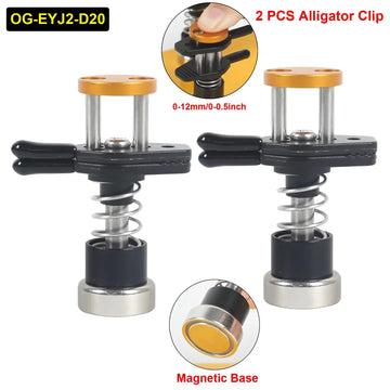 NEWACALOX Magnetic PCB Circuit Board Repair Clip Aluminum Alloy Welding Wire Fixture Mini Soldering Helping Hand AccessorieTool Apsilon