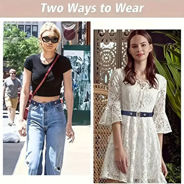 Traceless Invisible Elastic Belt Women's Belt Jeans Pants Men's Elastic Belt Apsilon