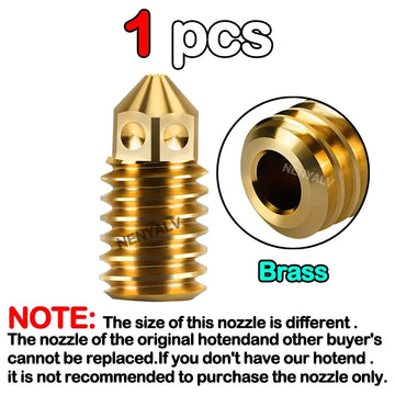 For Brass Hardened Steel Nozzle 3D Printer Hotend Kit For Bambu Lab A1/A1 Mini 0.2/0.4/0.6/0.8MM Silicone Brush Assembly Apsilon