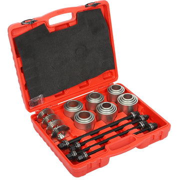 28Pcs Universal Press and Pull Sleeve Tool Kit Bush & Bearing Remover Tool Set for Car Repair Auto Maintenance Apsilon