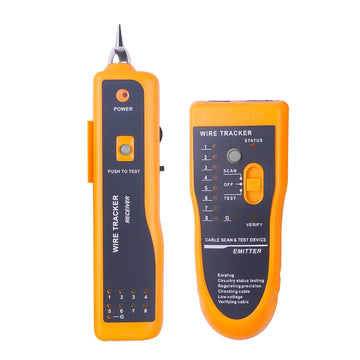 Kebidumei Ethernet LAN Network Cable Tester RJ45 RJ11 LAN Line Tester Finder Telephone Wire Tracker Receiver Network Tool Repair Apsilon