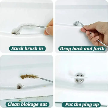 5/6 Pcs Refrigerator Drain Hole Clog Remover Fridge Hole Brush Water Outlet Cleaner for Household Clean Dredge Cleaning Tools Apsilon