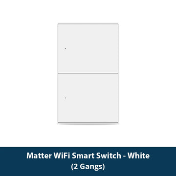 Zemismart Matter WiFi 1 2 3 4 6 Gangs Smart Wall Light Switch Neutral Required with Big Button SmartThings App Homekit Control Apsilon