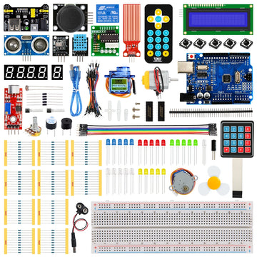 KUONGSHUN Super Starter Kit Including Breadboard 1602 IIC Jumper Wire Set R3 for Arduino UNO with Tutorial Apsilon