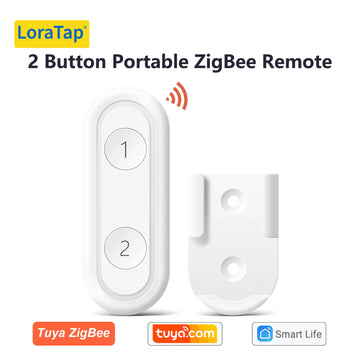 LoraTap ZigBee 3.0 Wireless 14 EU US Push Button Remote Tuya Scene Automation Control Switch Smart Life App Hub Need Apsilon
