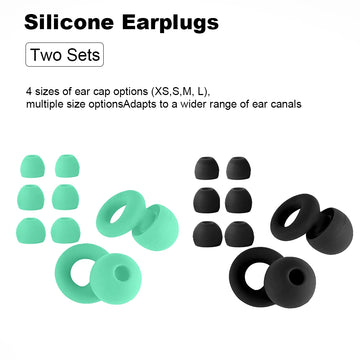 Silicone Earplugs for Swimming Sleep Noise Cancel Noise Reduction-Soundproof Reduce Disturbances -Quality loop Earplugs Apsilon