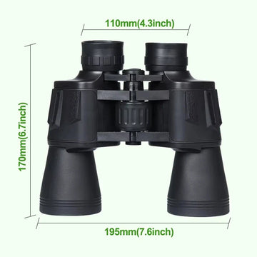 20X50 Binoculars for Adults High Powered Professional FMC Lens Central Focus Bird Watching Optics Apsilon