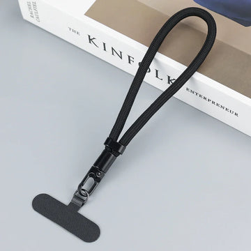 Universal Adjustable Mobile Phone Lanyard Short Wrist Strap with Self-locking Anti-drop Design Durable Polyester Phone Strap Apsilon