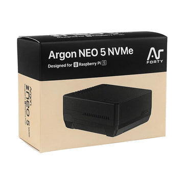 Argon NEO 5 M.2 NVME PCIE Case For Raspberry Pi 5 Aluminum Shell Enclosure Built-in Fan Pi5 Apsilon