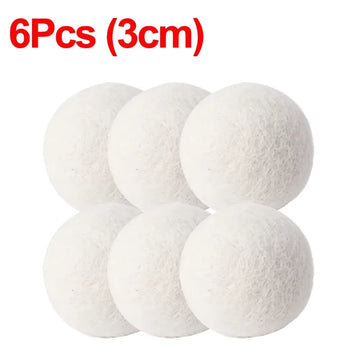 Clothes Wool Dryer Balls Laundry Tumble Dryer Balls Dryer Balls Laundry Softener Reusable Home Washing Machine Accessories Apsilon