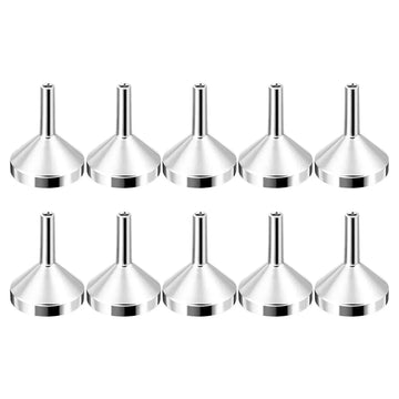 1/5Pcs Mini metal Aluminum Funnel Kitchen Oil Liquid Funnel with Detachable Filter Wide Mouth Funnel for Canning Kitchen Tools Apsilon