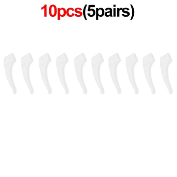 2/40pcs Silicone Ear Hook Anti-slip Glasses Leg Ear Sleeve Bracket Fastener Sunglasses Accessories Grip Anti-fall Eyewear Holder Apsilon