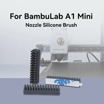 For Brass Hardened Steel Nozzle 3D Printer Hotend Kit For Bambu Lab A1/A1 Mini 0.2/0.4/0.6/0.8MM Silicone Brush Assembly Apsilon