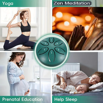 3 Inch Steel Tongue Drum - 6 Tone Handheld Instrument for Meditation & Yoga, Perfect Musical Gift for Beginners Apsilon