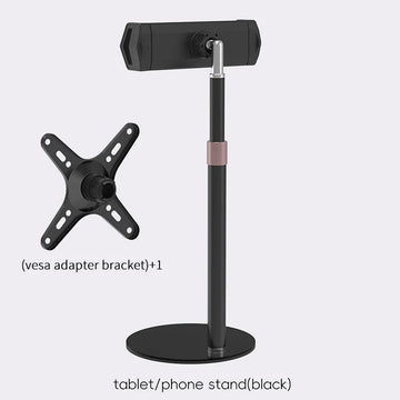 Keepro Portable Monitor Stand Height Adjustable Vesa Monitor Tablet Stand Free Standing Low Profile Desk Mount Monitor Support Apsilon