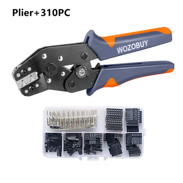 SN-01BM Wire Crimp Tool Kit AWG 28-20 (0.08-0.5mm²) Wire Crimper for 2.54mm Dupont Connectors and 2.54mm JST-XH Connectors Apsilon