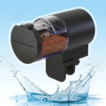 Automatic Fish Feeder With Timer IP66 Waterproof Auto Fish Tank Feeder 100ml Capacity Food Dispenser For Fish/Turtle Apsilon