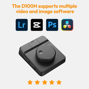 Ulanzi D100H Dial Creative Controller Video Editing Assistant for Youtube Tiktok PR PS Support Bluetooth Key Production Console Apsilon
