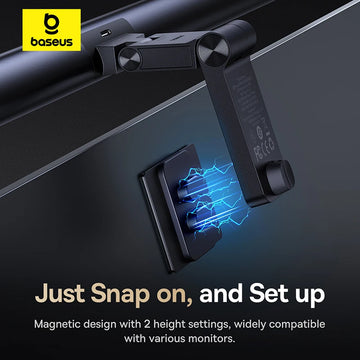【New Sale】Baseus Magnetic Computer Screen Light Desk Lamp Laptop Hanging USB Light Table Lamp LED Monitor Light Reading Light Apsilon