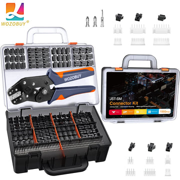 SN-01BM Wire Crimp Tool Kit AWG 28-20 (0.08-0.5mm²) Wire Crimper for 2.54mm Dupont Connectors and 2.54mm JST-XH Connectors Apsilon