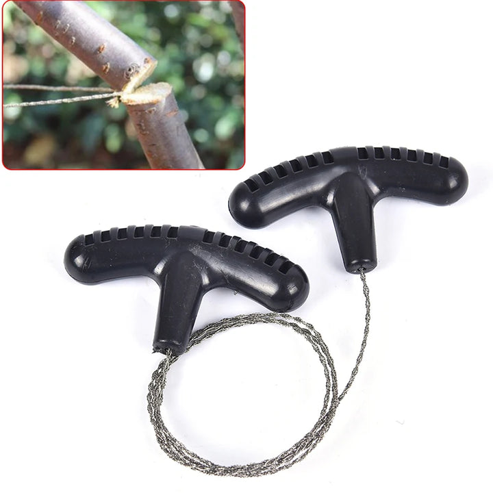 Manual Hand Steel Travel Tools Outdoor Camping Hiking Rope Chain Saw Practical Portable Emergency Survival Gear Steel Wire Kits Apsilon