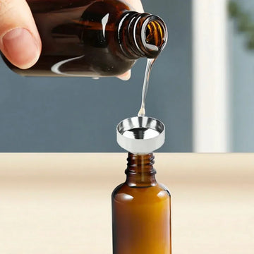 1/5Pcs Mini metal Aluminum Funnel Kitchen Oil Liquid Funnel with Detachable Filter Wide Mouth Funnel for Canning Kitchen Tools Apsilon