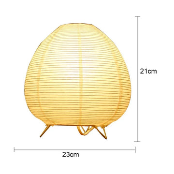 Japanese Lantern Led Table Lamp Living Room Bedroom Bedside Rice Paper Lights Study Homestay Art Creative Decor Table Lights Apsilon