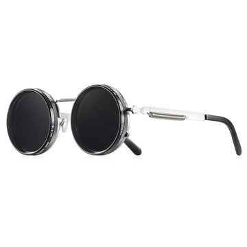 CRIXALIS Polarized Round Sunglasses ND9 Adjustable Dimming Men Women Retro Punk Men's Fishing Eyeglasses Outdoor Shades UV400 Apsilon