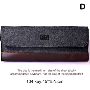PU Felt keyboard carrying case bag Apsilon