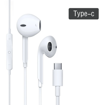 For Apple iPhone 15 14 13 Pro High-Fidelity Bluetooth Wired Headset Type-C 3.5mm Suitable For Samsung Xiaomi ipad Tablet Apsilon