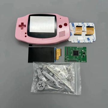 GBA IPS LCD No Cut Shell Required Easy to Install 2.9" IPS High Brightness LCD and Shell Kit for Gameboy Advance GBA Apsilon