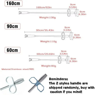 90/160/200/300cm Sewer Pipe Unblocker Snake Spring Pipe Dredging Tool Kitchen Bathroom Sewer Cleaning Tool Kitchen Accessories Apsilon