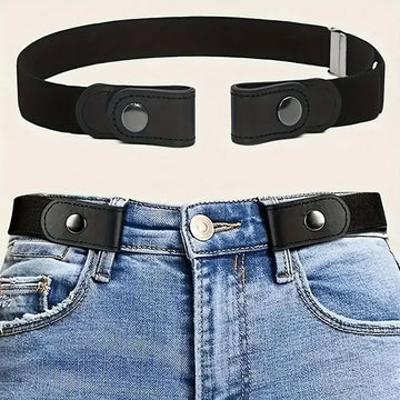 Traceless Invisible Elastic Belt Women's Belt Jeans Pants Men's Elastic Belt Apsilon