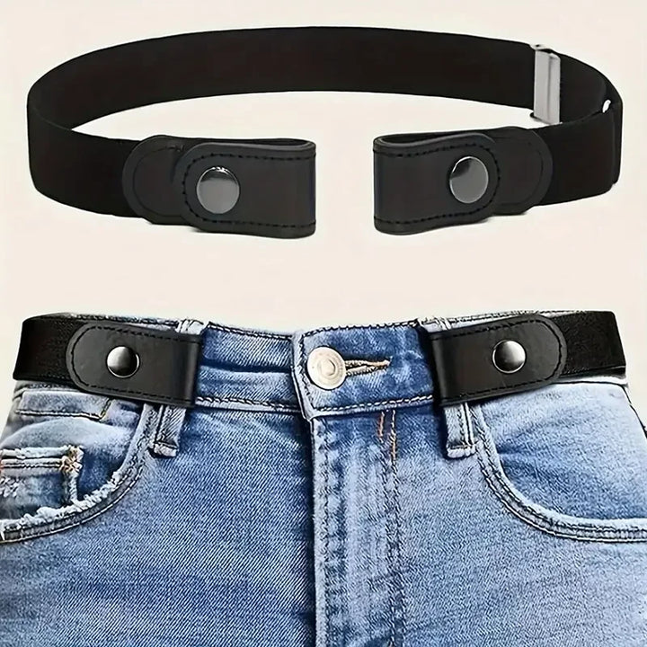 Traceless Invisible Elastic Belt Women's Belt Jeans Pants Men's Elastic Belt Apsilon