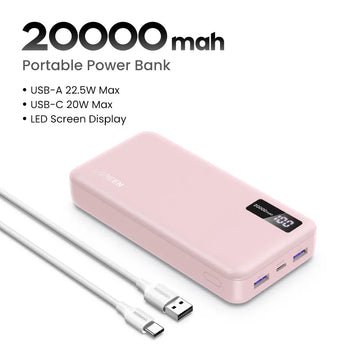 UGREEN 20000mAh PD 20W Power Bank Fast Charge Portable PowerBank for iPhone 17 16 15 Pro Max Xiaomi Phone External Battery 30W Apsilon