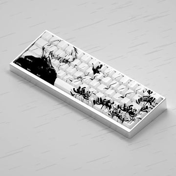 130 Key Tokyo Ghoul Theme Kaneki Ken Keycaps Cool Key Cap PBT Cherry Profile for Cherry MX 61 63 64 68 87 104Mechanical Keyboard Apsilon