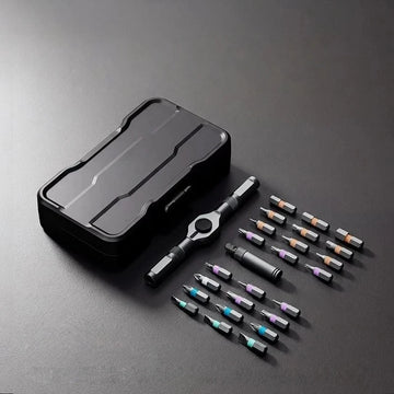 24in1 Multifunction Ratchet Screwdriver Set Multi Magnetic Bits Mini Repair Tool Kit Household Tool For PC & Desk Etc. Apsilon