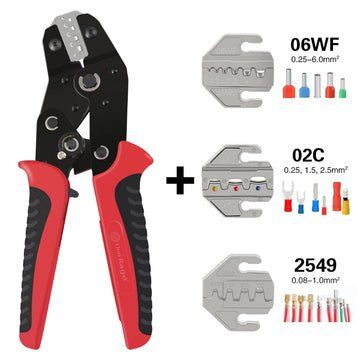 Crimping Tool Set Pressed Pliers Electrician Tools Electrical Terminals Clamp Electronics Pressing Connector Hand Jaws 58B 2549 Apsilon