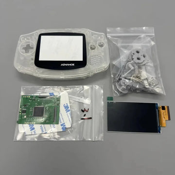 GBA IPS LCD no cut shell required easy to install 2.9 "IPS high brightness LCD and shell kit for Gameboy advance GBA Apsilon
