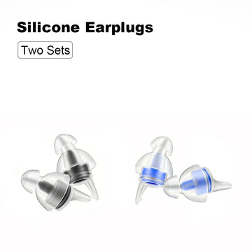 HUAK High Fidelity Silicone Ear Plugs for Noise Cancelling Washable Reusable Musicians Motorcycles Sleeping Work, Study, Swim Apsilon