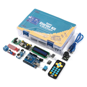 KUONGSHUN Super Starter Kit Including Breadboard 1602 IIC Jumper Wire Set R3 for Arduino UNO with Tutorial Apsilon